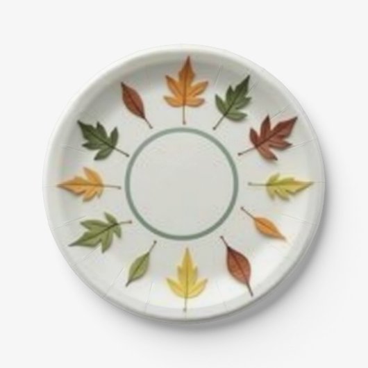 Lente tijd papieren bordje (Voorkant)