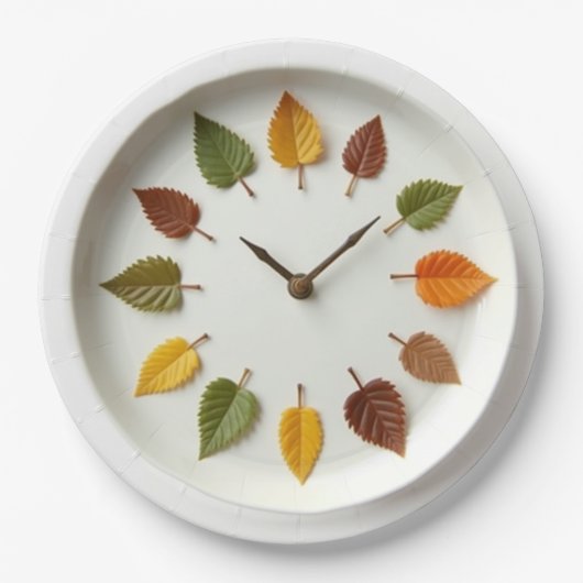 Lente tijd papieren bordje (Voorkant)