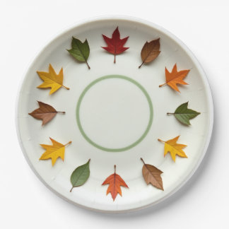 Lente tijd papieren bordje