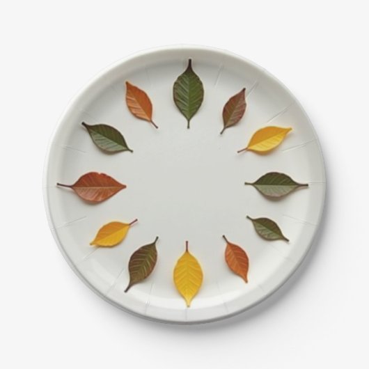 Lente tijd papieren bordje (Voorkant)