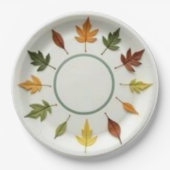 Lente tijd papieren bordje (Voorkant)