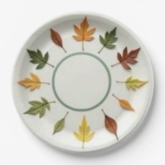 Lente tijd papieren bordje (Voorkant)