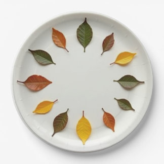 Lente tijd papieren bordje