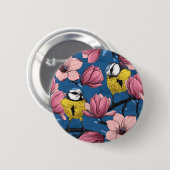 Lente tijd ronde button 5,7 cm (Voorkant /achterkant)