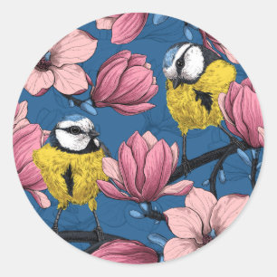 Lente tijd ronde sticker