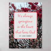 Lente tijd Sakura Poster (Voorkant)