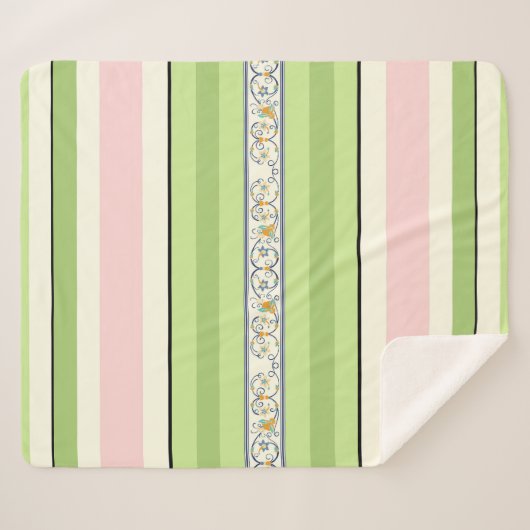 Lente tijd sherpa deken (Voorkant (horizontaal))