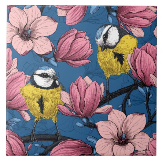 Lente tijd tegeltje (Voorkant)