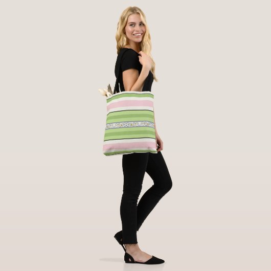 Lente tijd tote bag (Op model)