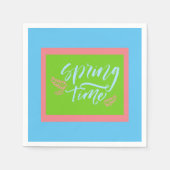 Lente-tijdpapier Napkins Servet (Voorkant)