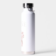 Lente toon waterfles 