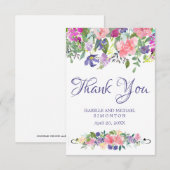 Lente Trouwbelofte Huwelijk Bedankkaartjes Kaart (Voorkant / Achterkant)