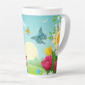 Lente Tuin3 Latte Mok (Rechterhoek)