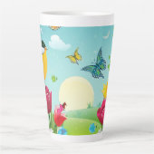 Lente Tuin3 Latte Mok (Voorkant)