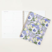 Lente tuin bloemen op lavendel planner (Display)