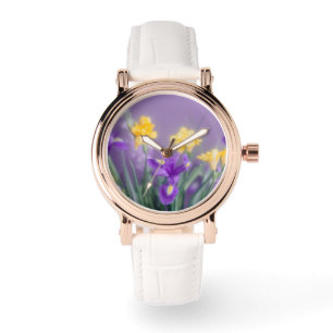 Lente Tuin Fluisterend Bloemig Horloge