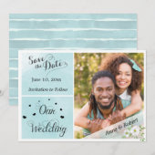 Lente Tuin Foto Save the Date (Voorkant / Achterkant)