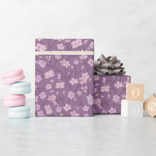 Lente Tuin Moederdag Aziatische Bloemen Japans Cadeaupapier