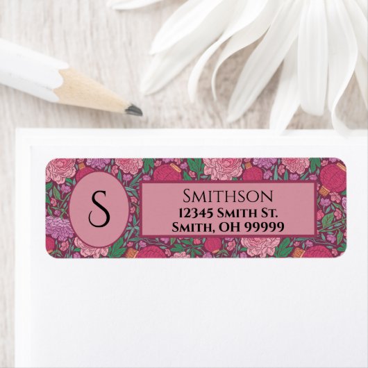 Lente Tuin Moederdag Japanse Retouradres Etiket (Insitu)