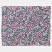 Lente Tuin Moederdag Klaprozen Japanse Waaier Fleece Deken (Voorkant (Horizontaal))