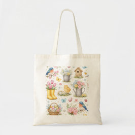 Lente Tuin Pasen Tote Bag