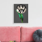 Lente Tuin Tulp Bloemen Canvas Afdruk (Insitu (Woonkamer))