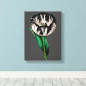 Lente Tuin Tulp Bloemen Canvas Afdruk (Insitu (Houten vloer))