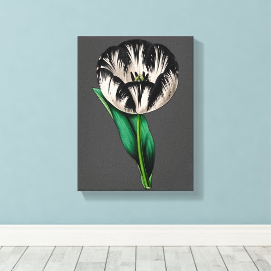 Lente Tuin Tulp Bloemen Canvas Afdruk (Insitu (Houten vloer))