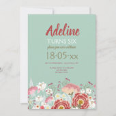 Lente tuin uitnodiging (Voorkant)