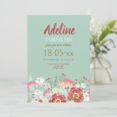 Lente Tuin Uitnodiging (Staand voorkant)