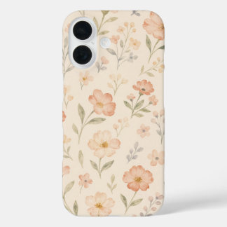 Lente Tuin Waterverf Bloem Motief Hoesje