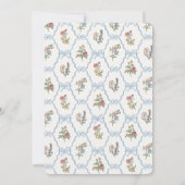 Lente Tuinfeest Pastel Bloemige Baby Shower (Achterkant)