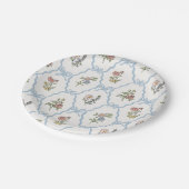 Lente Tuinfeest Pastel Bloemige Coquette Papieren Bordje (Gekanteld)