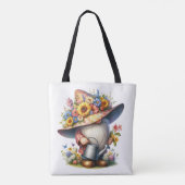 Lente Tuinkabouter Tote Bag (Achterkant)