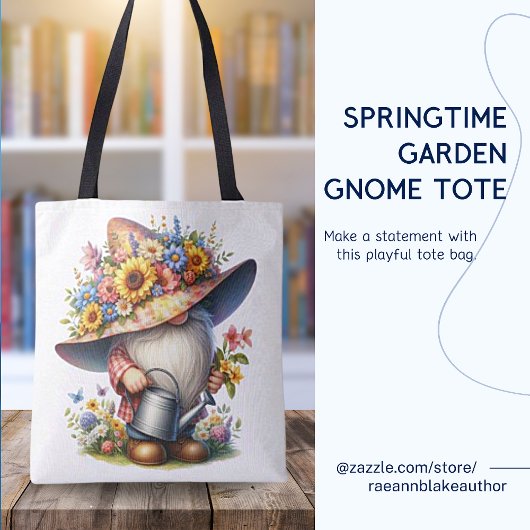 Lente Tuinkabouter Tote Bag