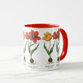 Lente Tulp Bloemen door Basilius Besler Mok (Voorkant rechts)