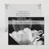Lente Tulp Dank u bruiloft Kaart Uitnodiging (Voorkant / Achterkant)