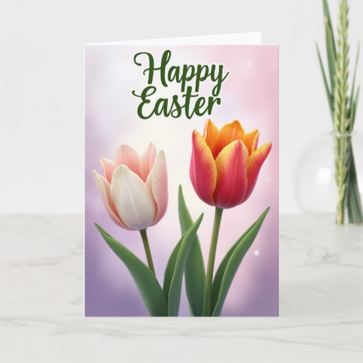 Lente Tulp Schoonheid Wenskaart Kaart (Voorkant)