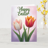 Lente Tulp Schoonheid Wenskaart Kaart (Gele Bloem)