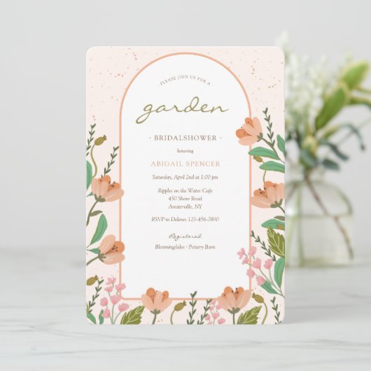 Lente Tulp Uitnodiging (Staand voorkant)