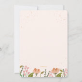 Lente Tulp Uitnodiging (Achterkant)