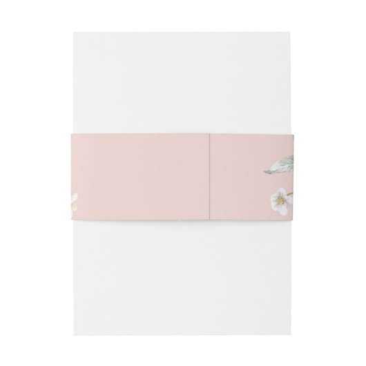 Lente Tulp Waterverf Boeket Monogram Bruiloft Uitnodigingen Wikkel (Achterkant Voorbeeld)