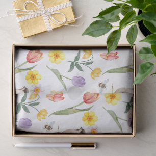 Lente Tulpen Bloemen Decoupage  Tissuepapier