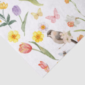 Lente Tulpen Bloemen Decoupage Tissuepapier (Detail)