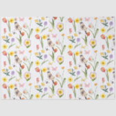 Lente Tulpen Bloemen Decoupage Tissuepapier (Voorkant)