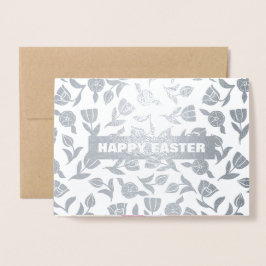 Lente Tulpen Echt Folie Luxe Pasen Folie Kaarten