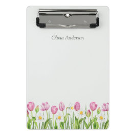 Lente Tulpen & Narcissen Bloemige Mini Klembord