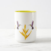 lente tweekleurige koffiemok (Center)