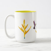 lente tweekleurige koffiemok (Links)