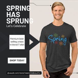 Lente Unisex Tri-Blend T-shirt vieren